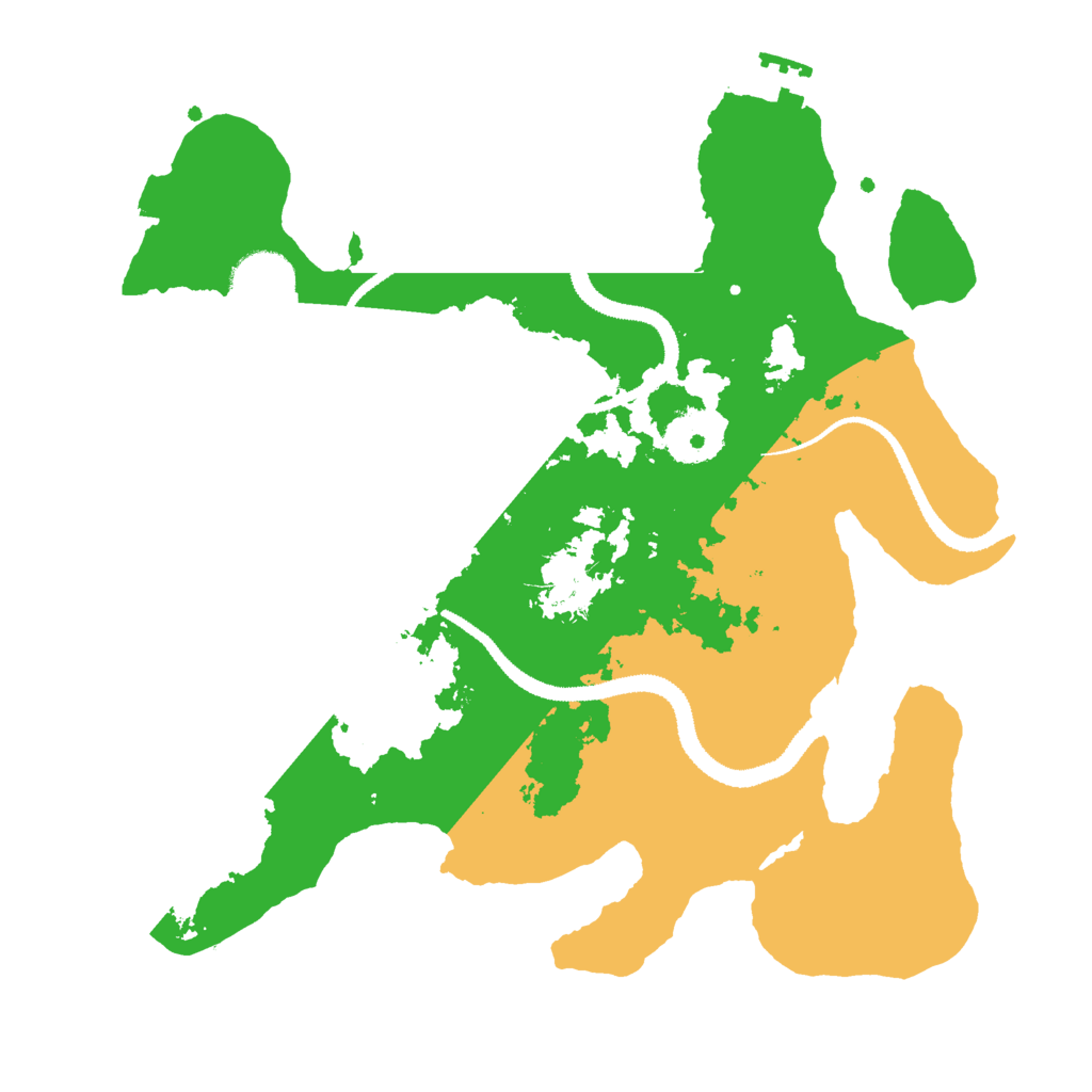 Biome Rust Map: Procedural Map, Size: 3000, Seed: 945