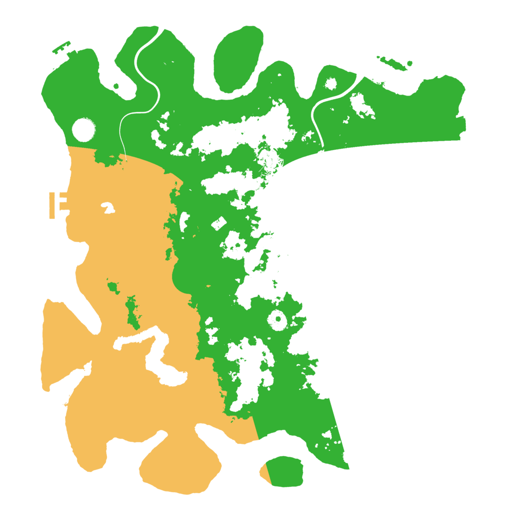 Biome Rust Map: Procedural Map, Size: 4000, Seed: 12328
