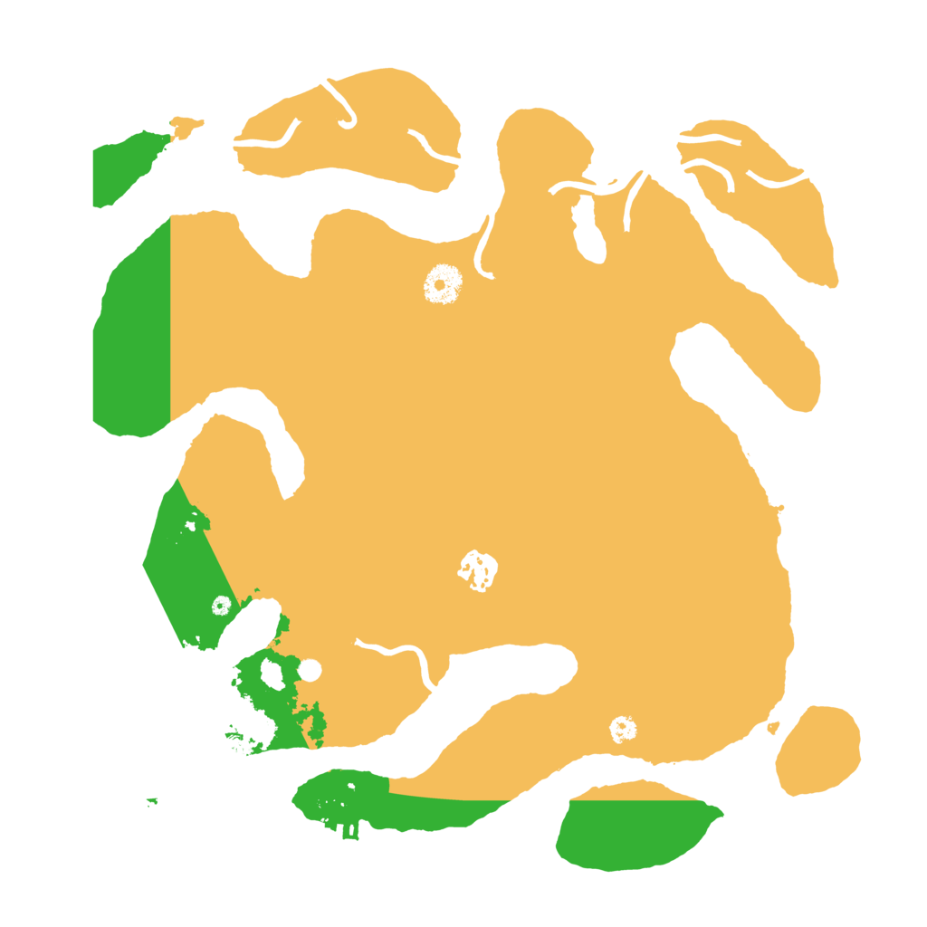 Biome Rust Map: Procedural Map, Size: 3550, Seed: 27985