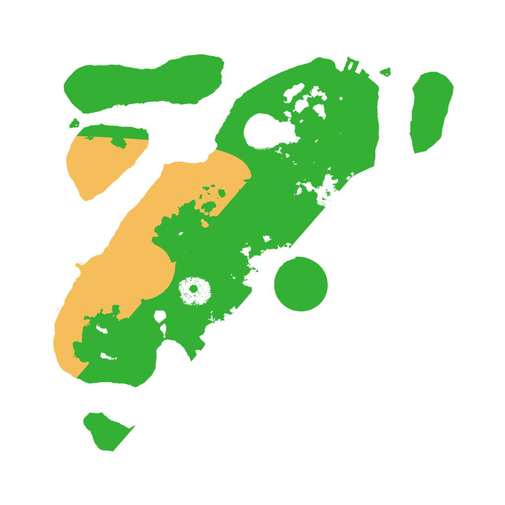 Biome Rust Map: Procedural Map, Size: 2500, Seed: 12699