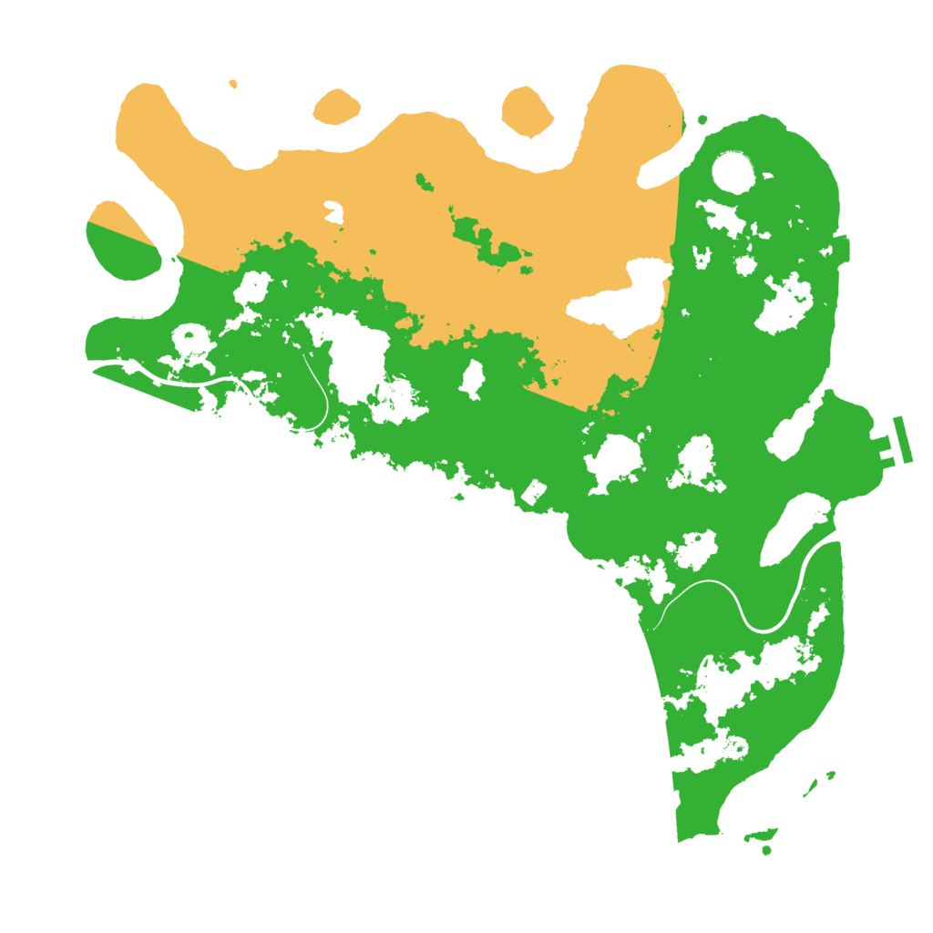 Biome Rust Map: Procedural Map, Size: 4000, Seed: 6742