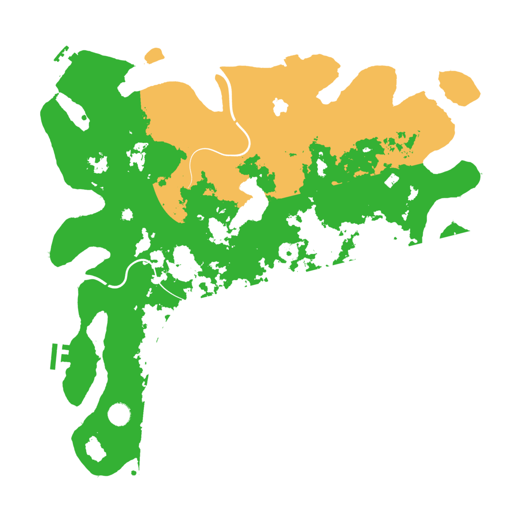 Biome Rust Map: Procedural Map, Size: 4000, Seed: 114411