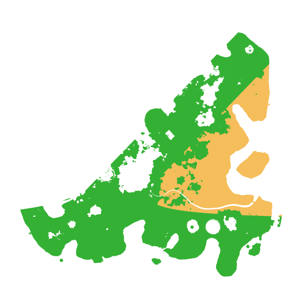 Biome Rust Map: Procedural Map, Size: 3550, Seed: 134642