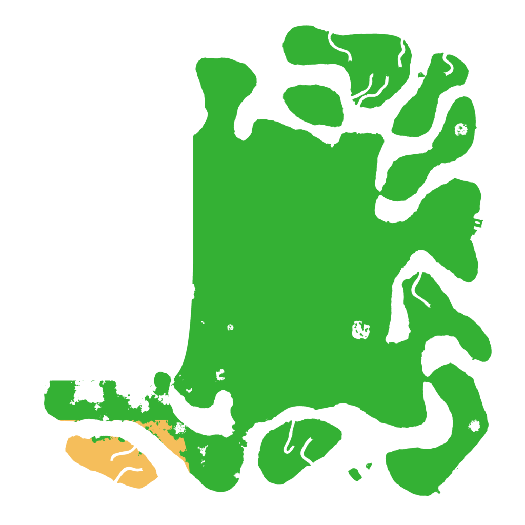 Biome Rust Map: Procedural Map, Size: 4200, Seed: 7845