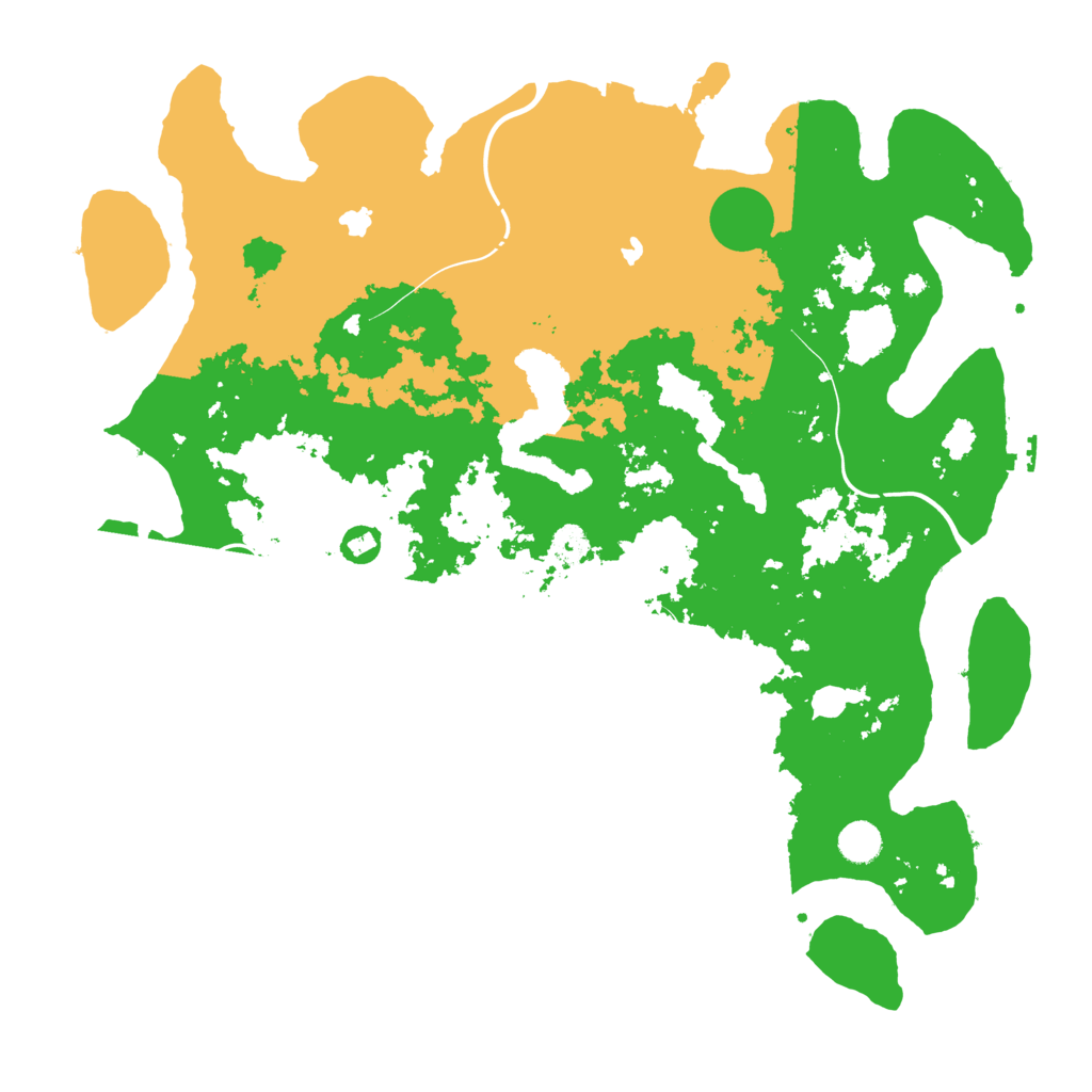 Biome Rust Map: Procedural Map, Size: 4500, Seed: 54245245