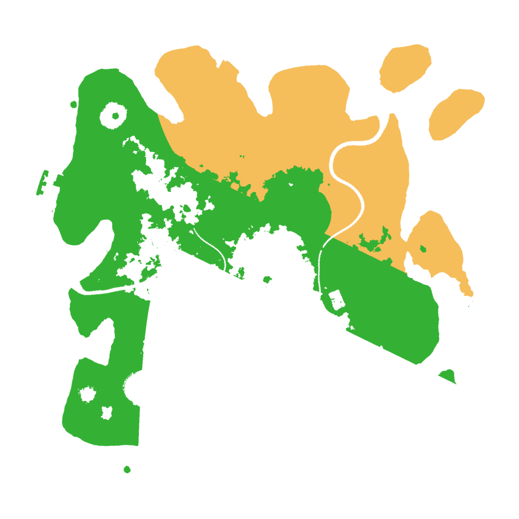Biome Rust Map: Procedural Map, Size: 3000, Seed: 675424631