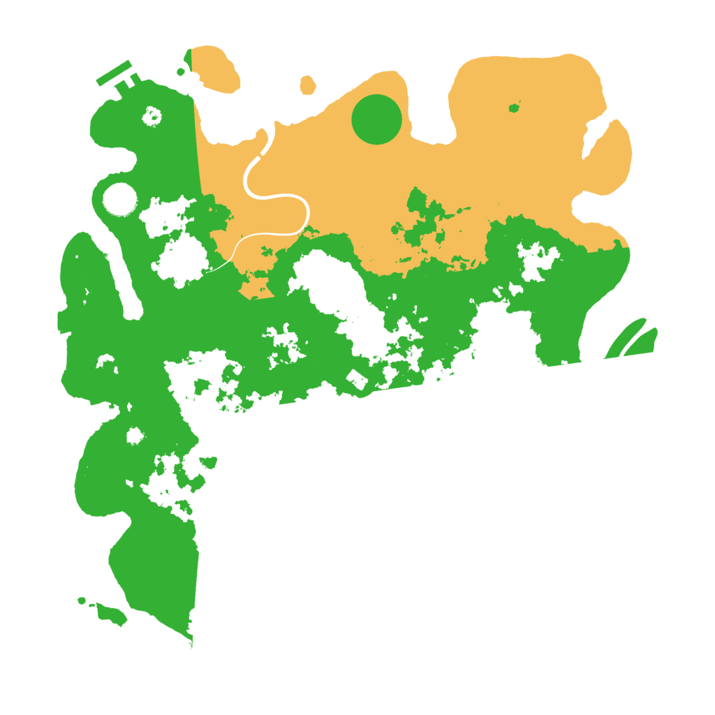 Biome Rust Map: Procedural Map, Size: 3750, Seed: 54