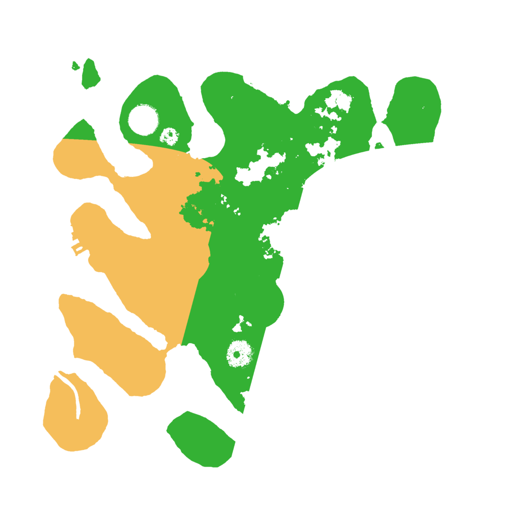 Biome Rust Map: Procedural Map, Size: 3000, Seed: 76233005