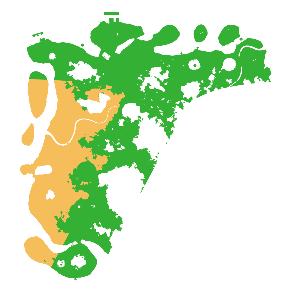 Biome Rust Map: Procedural Map, Size: 4000, Seed: 549279
