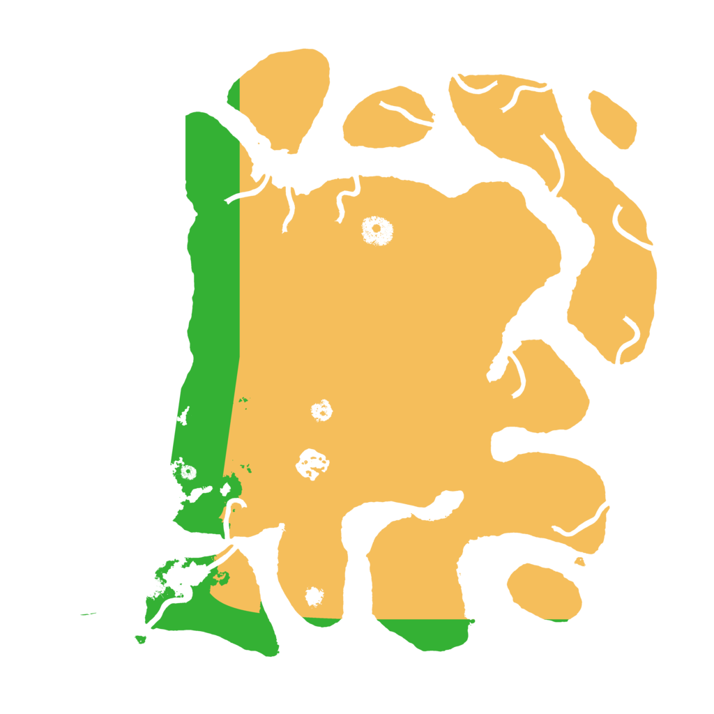 Biome Rust Map: Procedural Map, Size: 3500, Seed: 1558297544