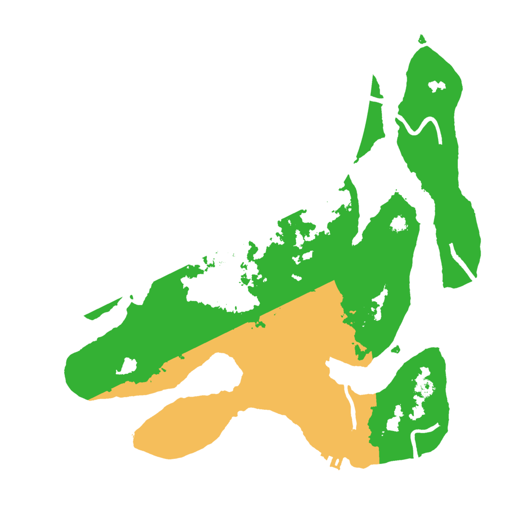 Biome Rust Map: Procedural Map, Size: 3000, Seed: 4920