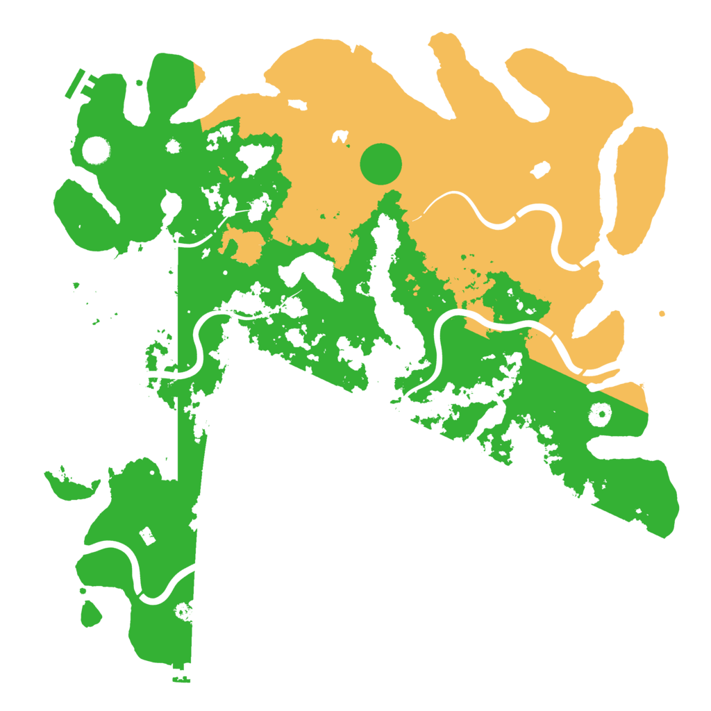 Biome Rust Map: Procedural Map, Size: 4500, Seed: 65454120