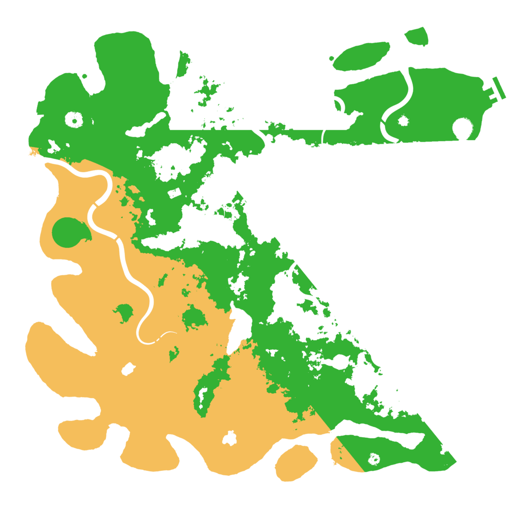 Biome Rust Map: Procedural Map, Size: 4500, Seed: 38507090