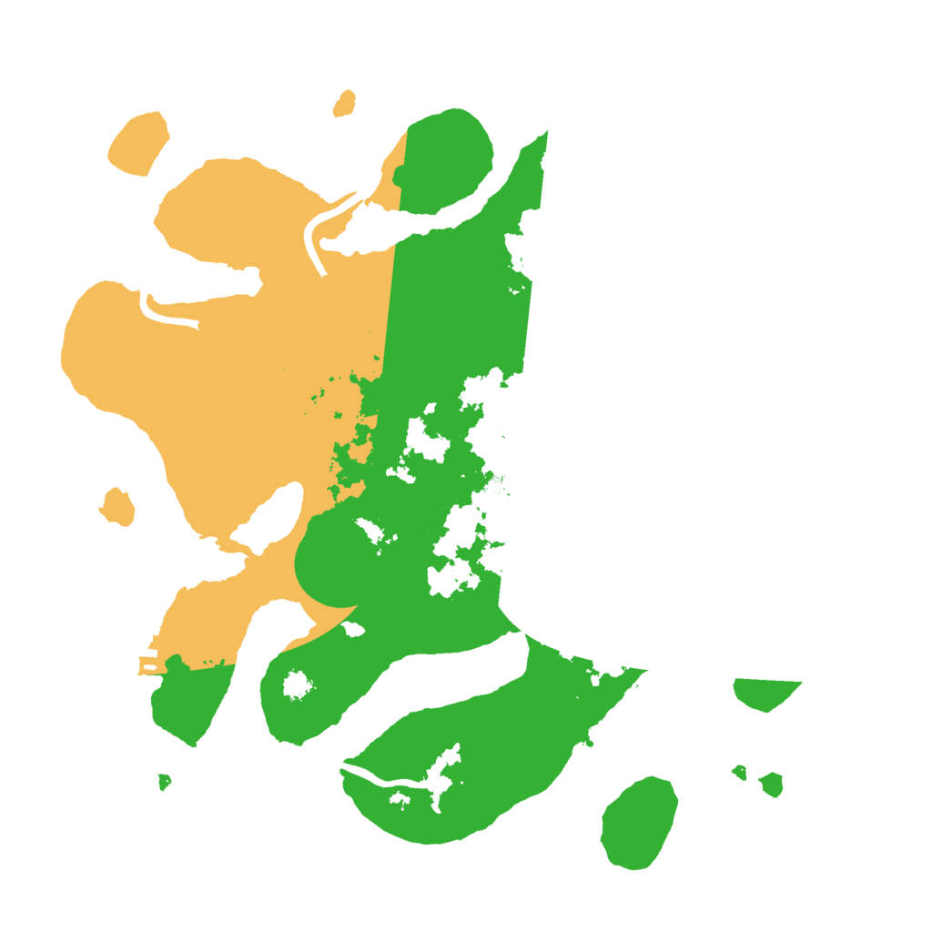 Biome Rust Map: Procedural Map, Size: 3000, Seed: 2598234