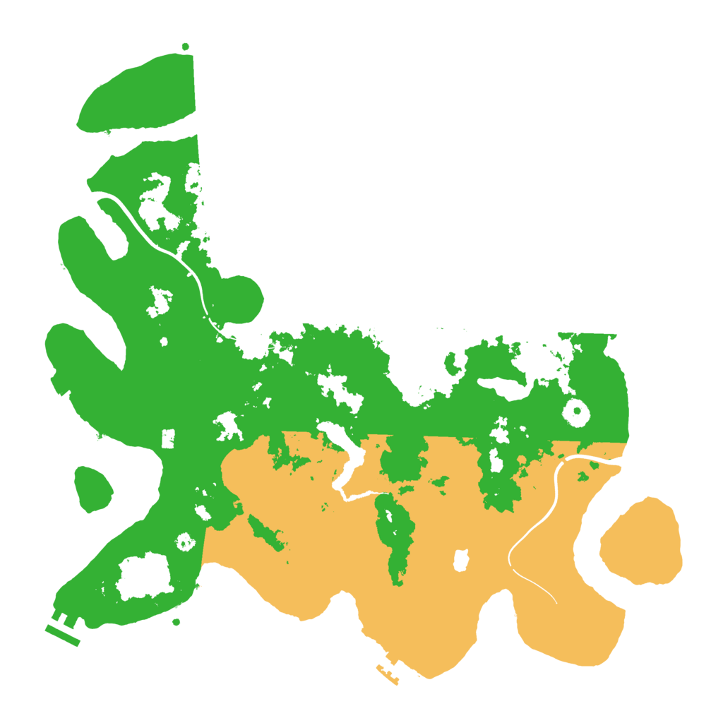 Biome Rust Map: Procedural Map, Size: 4000, Seed: 1007