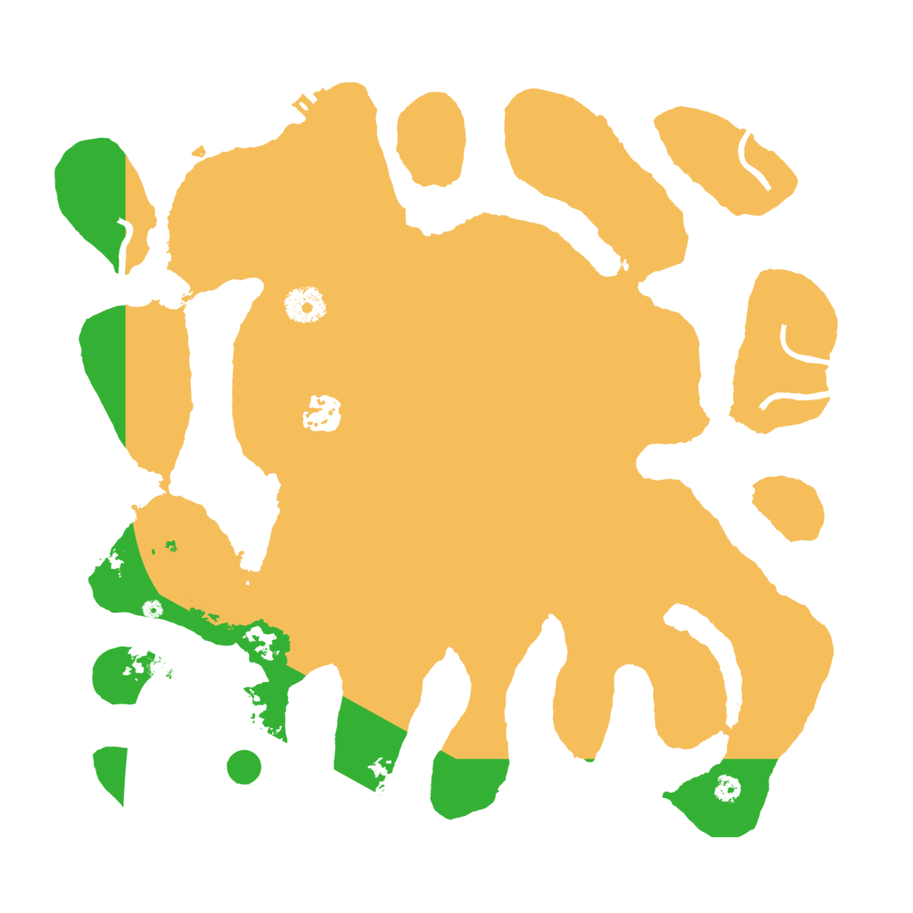 Biome Rust Map: Procedural Map, Size: 3550, Seed: 734630