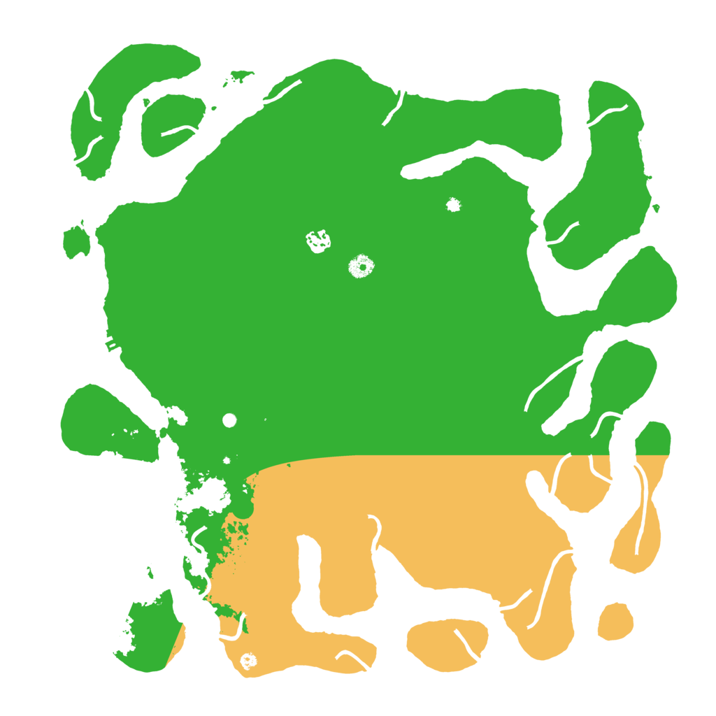 Biome Rust Map: Procedural Map, Size: 4500, Seed: 646747