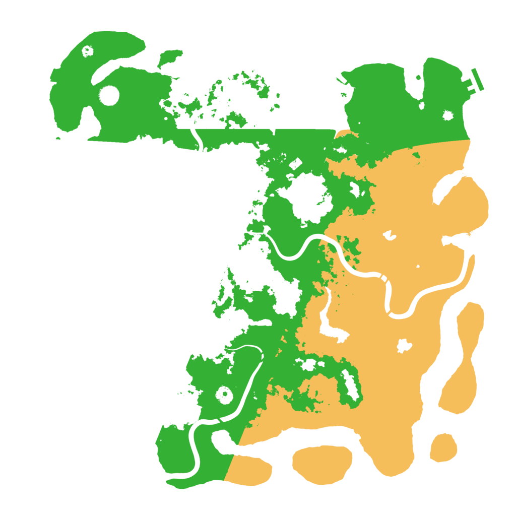 Biome Rust Map: Procedural Map, Size: 4500, Seed: 646747
