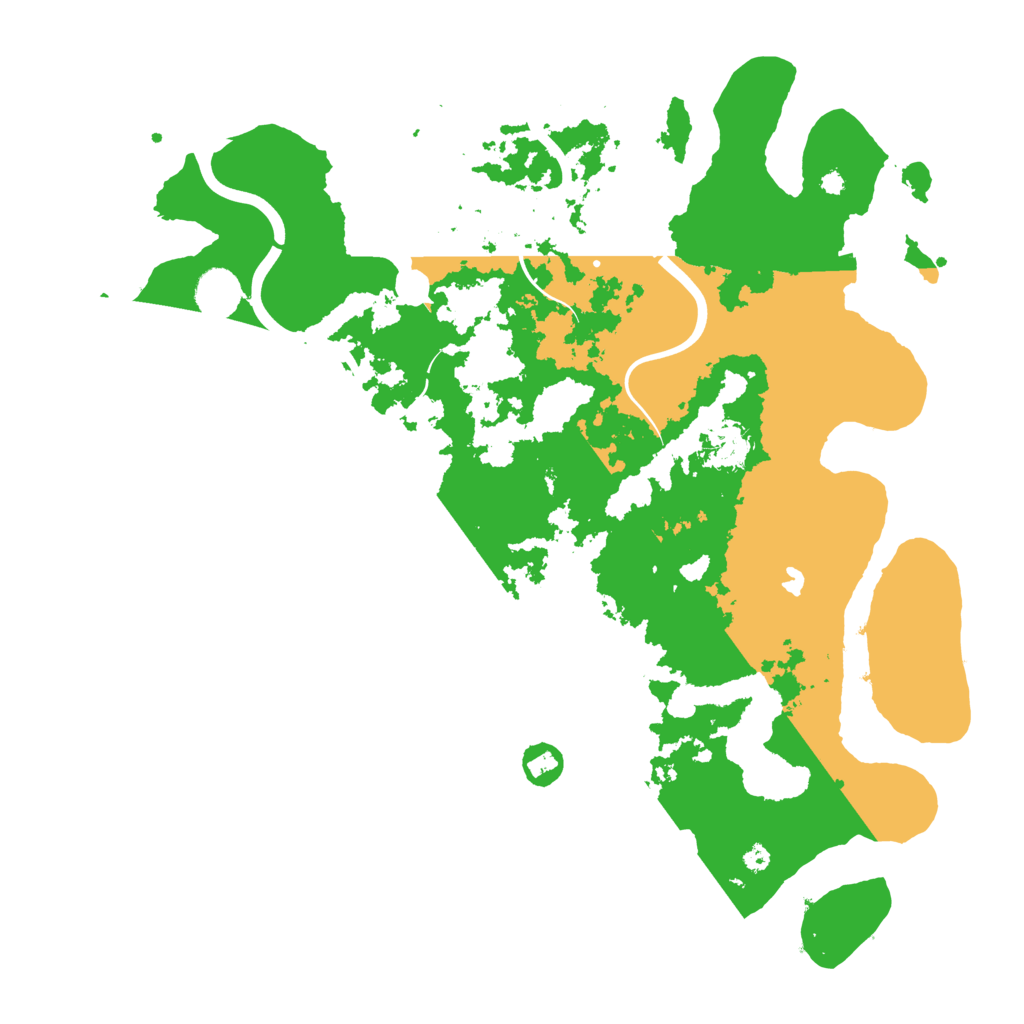 Biome Rust Map: Procedural Map, Size: 4000, Seed: 38542