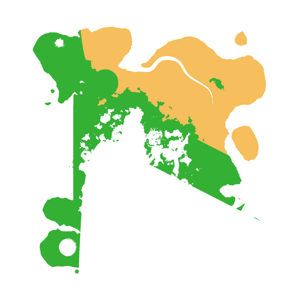 Biome Rust Map: Procedural Map, Size: 3000, Seed: 2434066