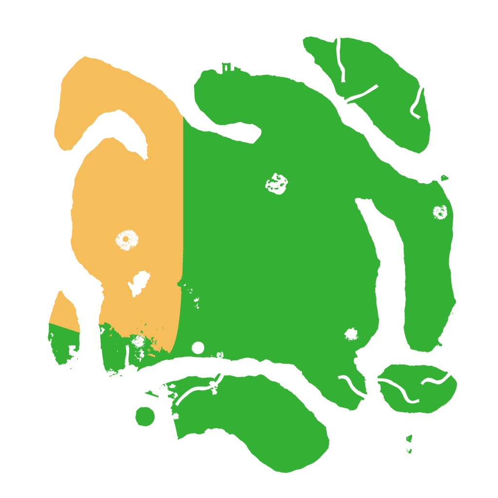 Biome Rust Map: Procedural Map, Size: 3550, Seed: 617110