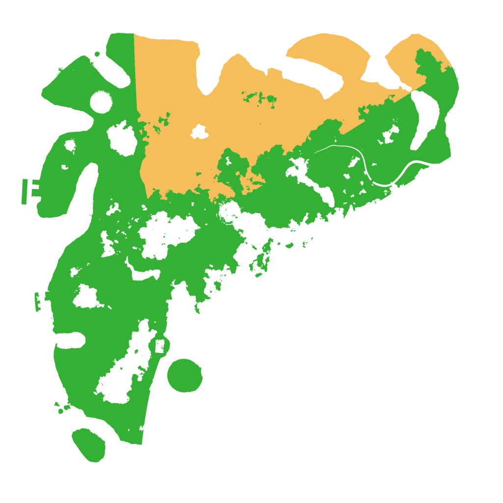Biome Rust Map: Procedural Map, Size: 4000, Seed: 82442068
