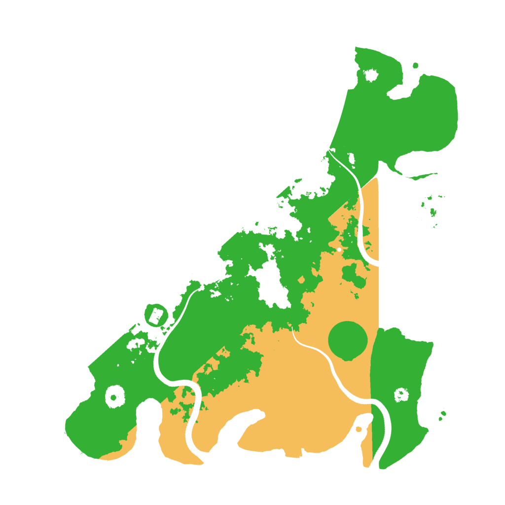 Biome Rust Map: Procedural Map, Size: 3500, Seed: 89042