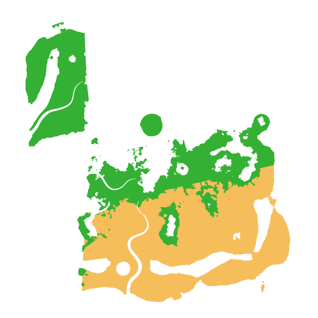 Biome Rust Map: Procedural Map, Size: 4000, Seed: 493911
