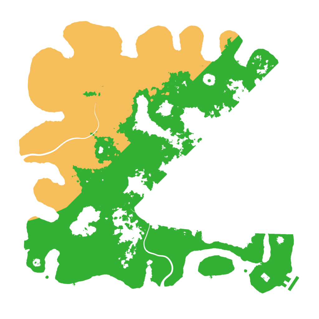 Biome Rust Map: Procedural Map, Size: 3999, Seed: 1424213080