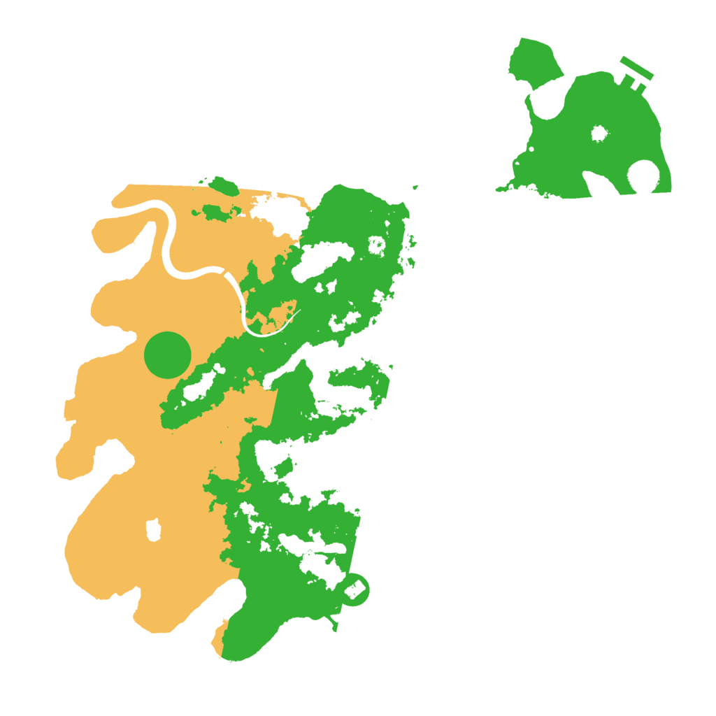 Biome Rust Map: Procedural Map, Size: 4000, Seed: 1298412804