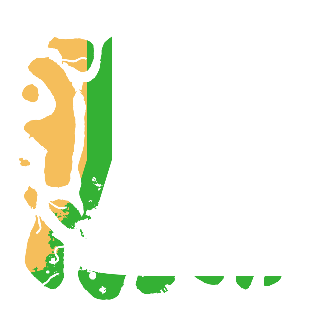 Biome Rust Map: Procedural Map, Size: 4000, Seed: 2645