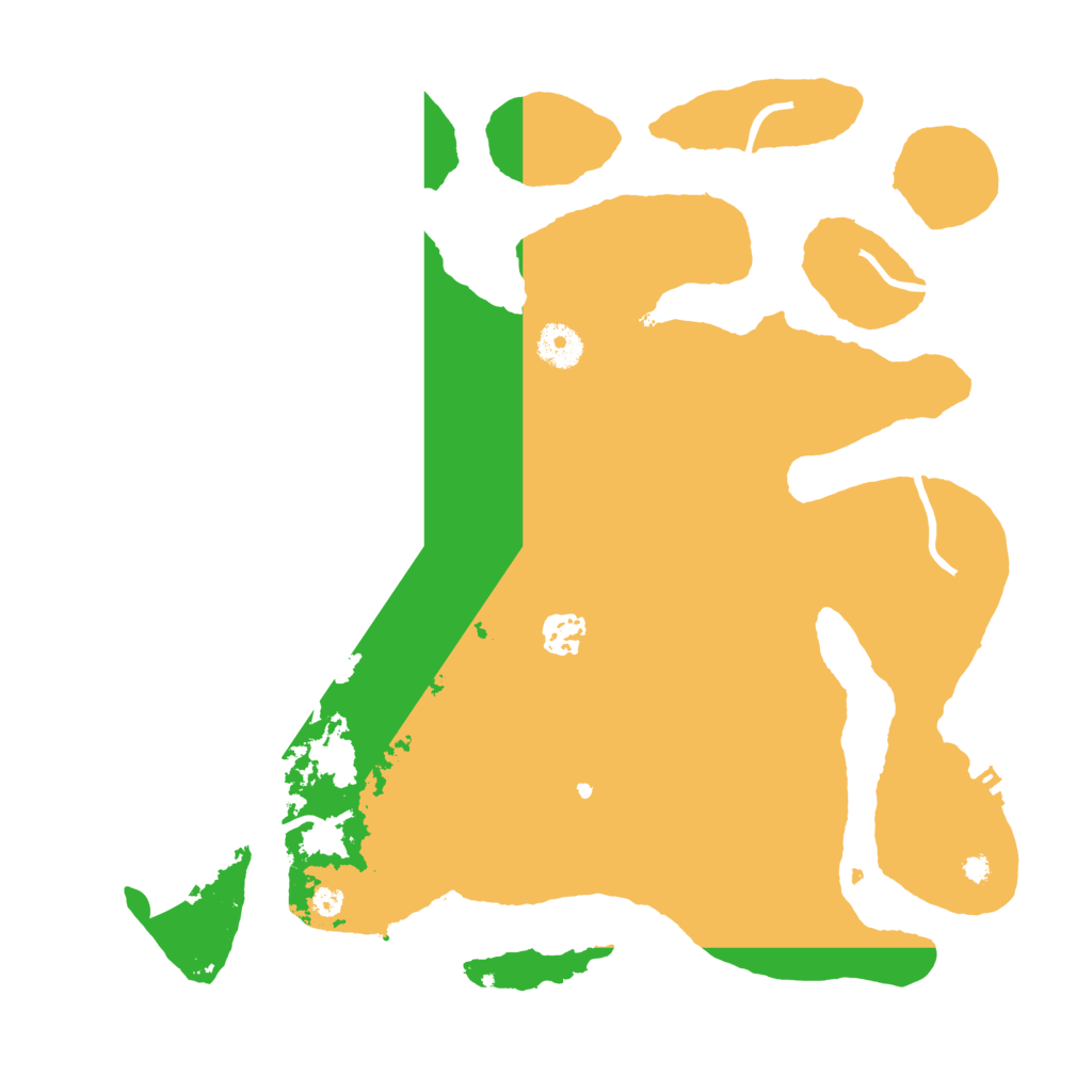 Biome Rust Map: Procedural Map, Size: 3700, Seed: 68118802