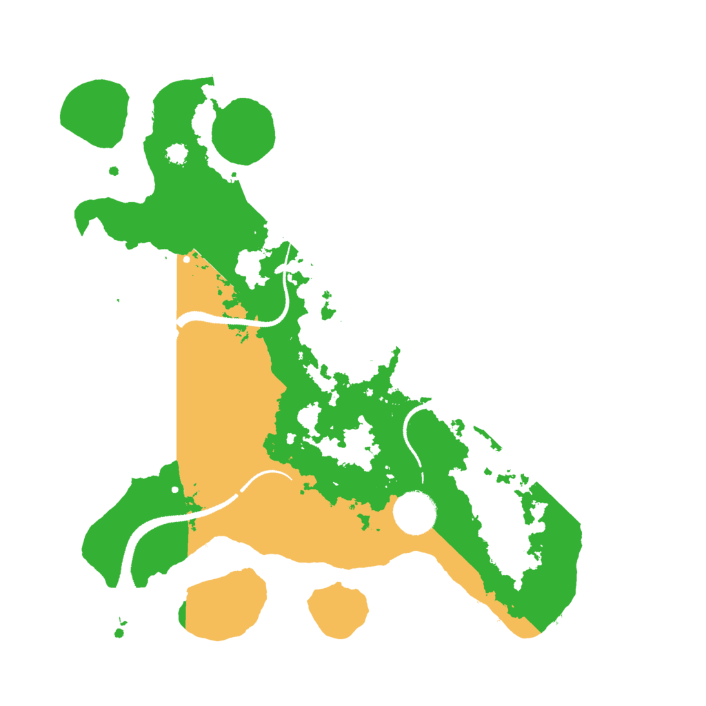 Biome Rust Map: Procedural Map, Size: 3000, Seed: 104998600