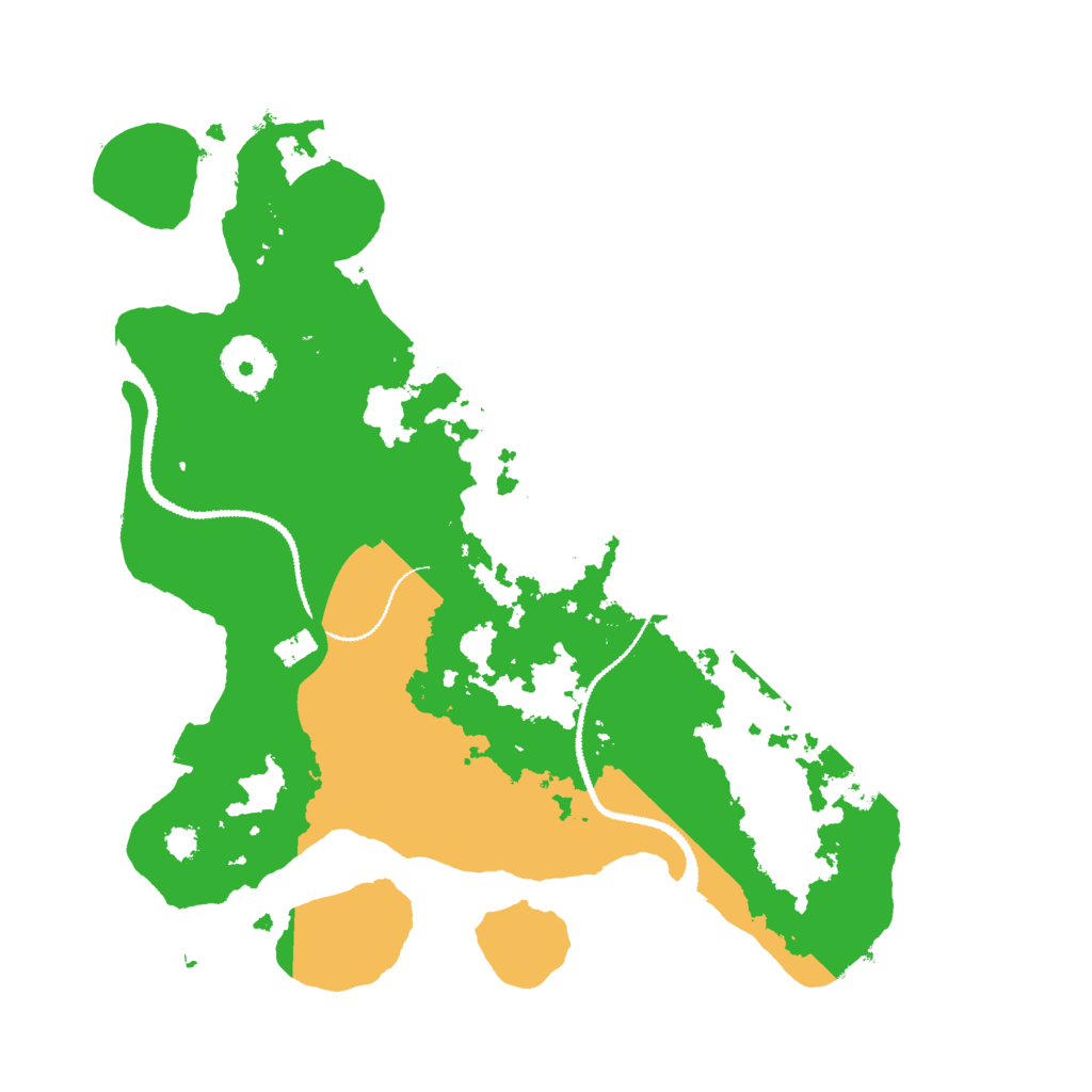 Biome Rust Map: Procedural Map, Size: 3000, Seed: 104998600
