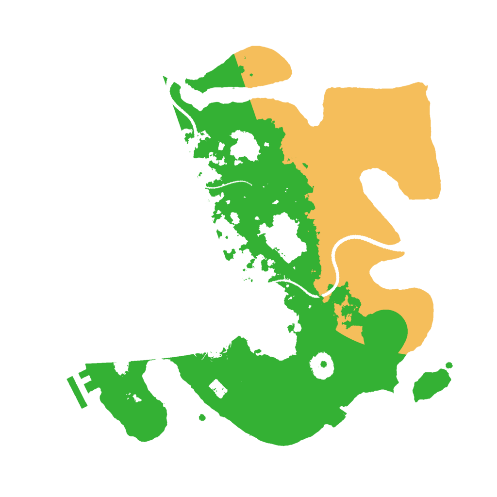 Biome Rust Map: Procedural Map, Size: 3000, Seed: 1018092547