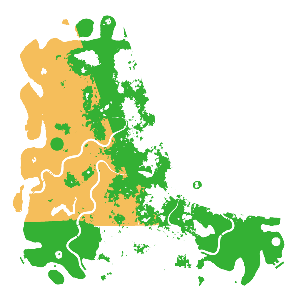 Biome Rust Map: Procedural Map, Size: 6000, Seed: 395738