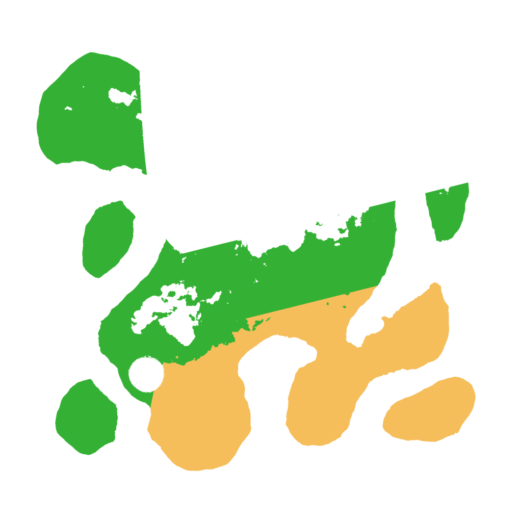 Biome Rust Map: Barren, Size: 2700, Seed: 1