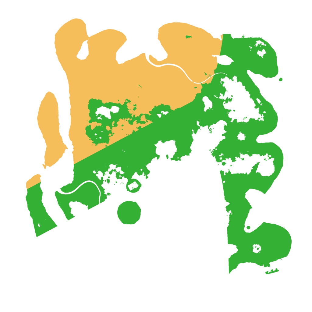 Biome Rust Map: Procedural Map, Size: 3550, Seed: 300628