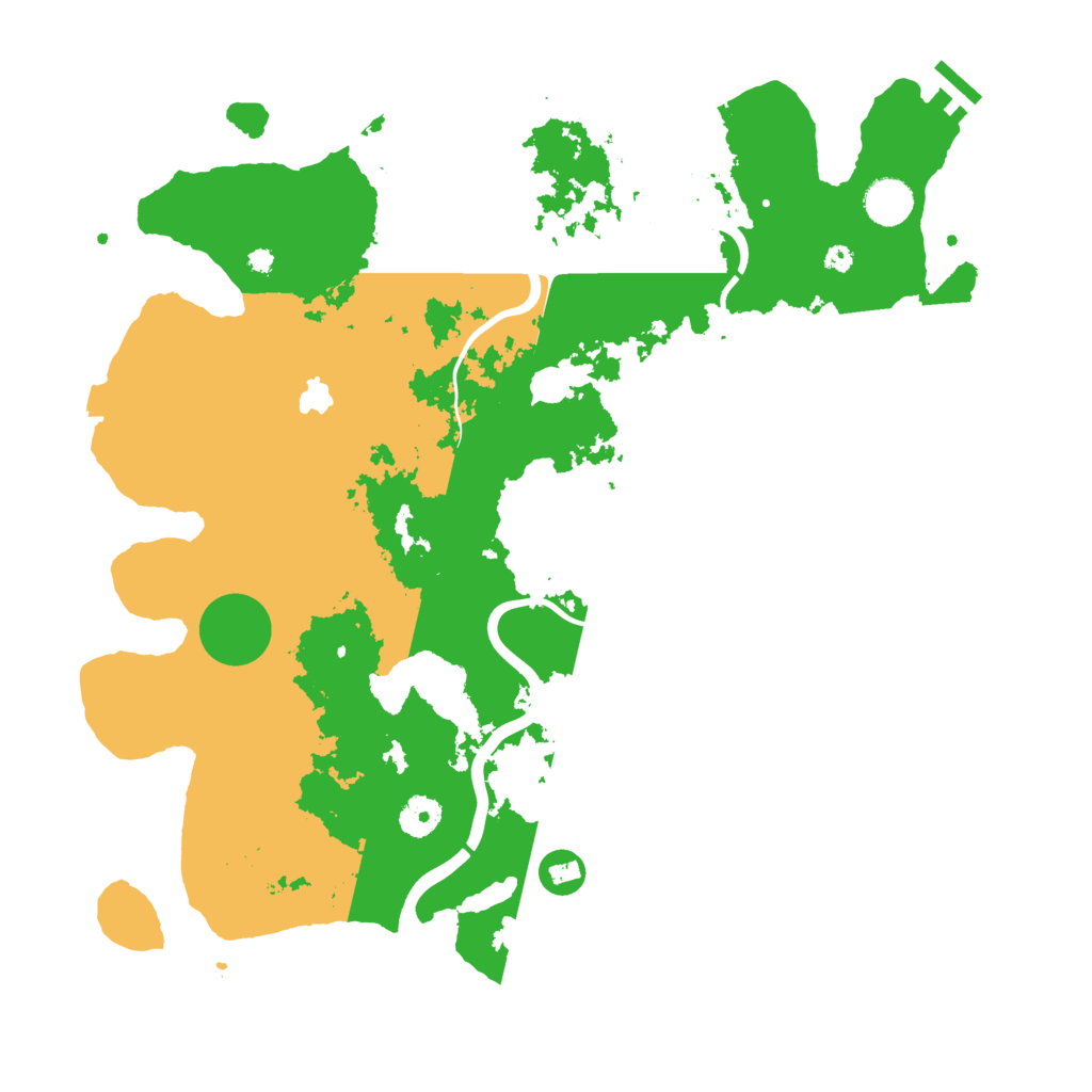 Biome Rust Map: Procedural Map, Size: 4000, Seed: 561158