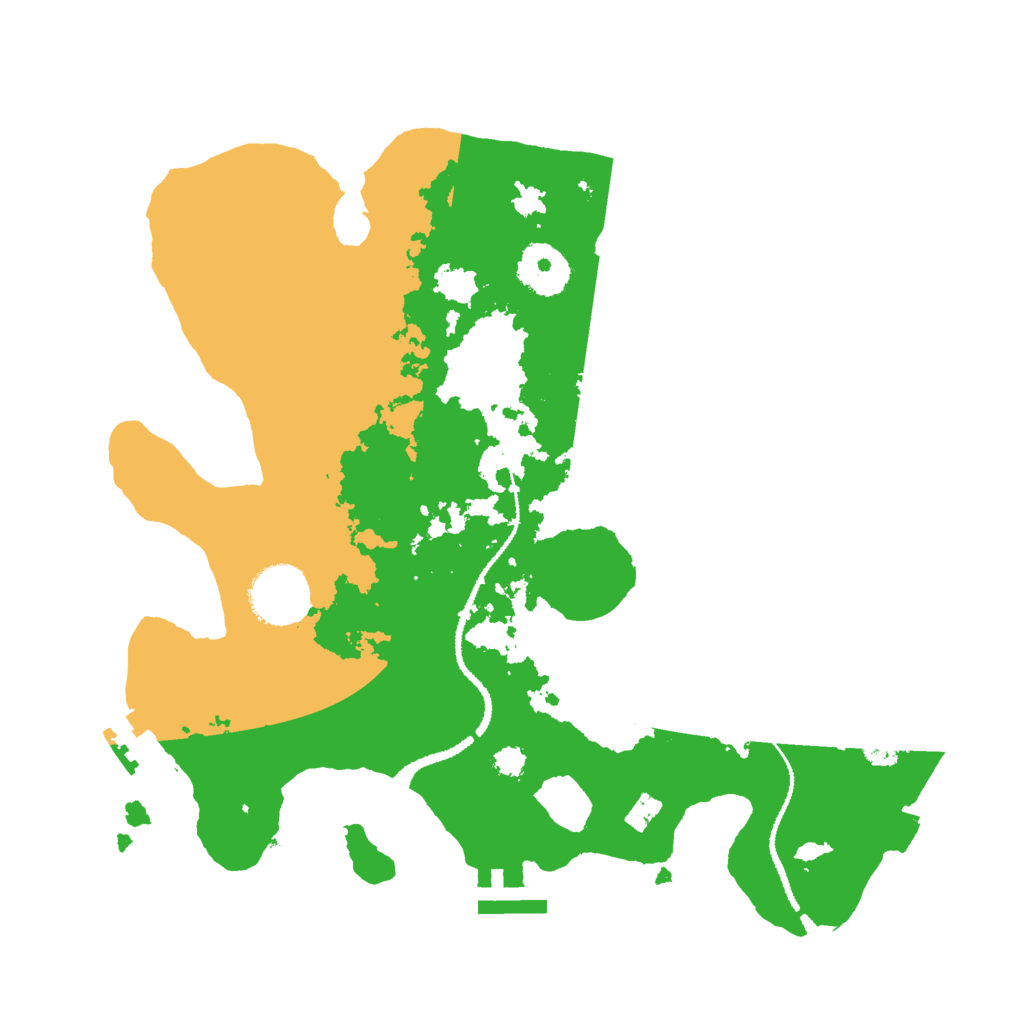 Biome Rust Map: Procedural Map, Size: 3000, Seed: 822527548