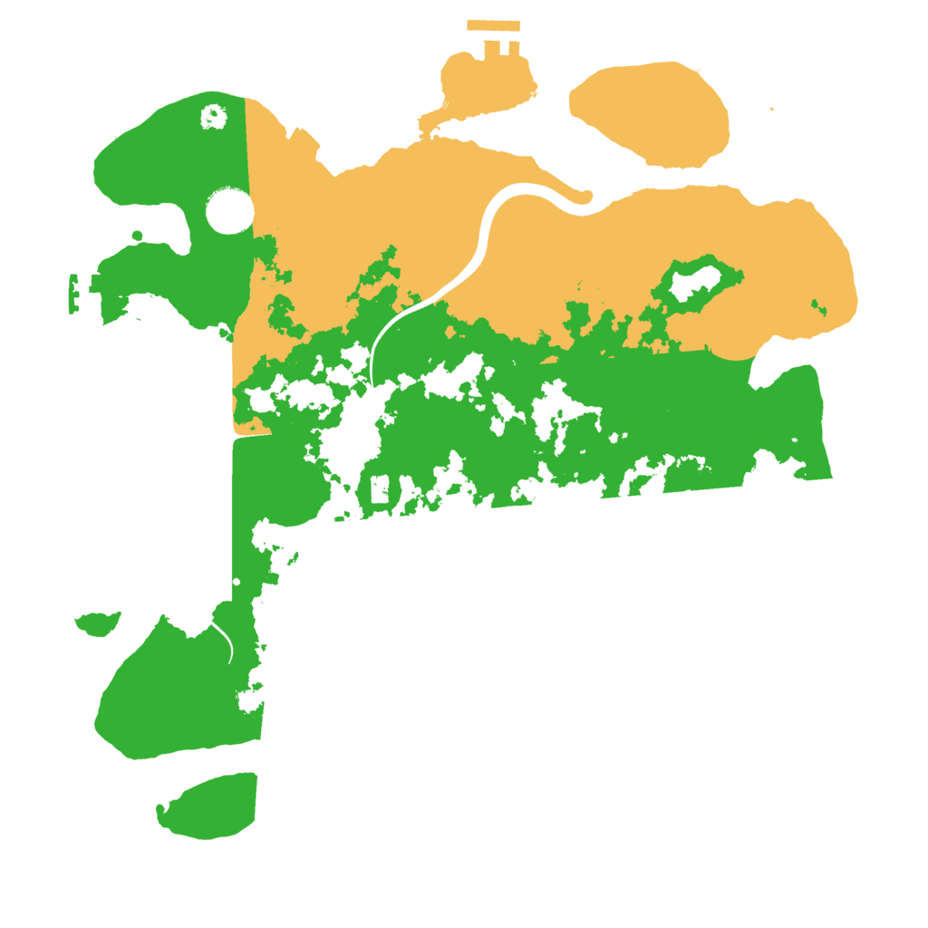 Biome Rust Map: Procedural Map, Size: 3550, Seed: 41936