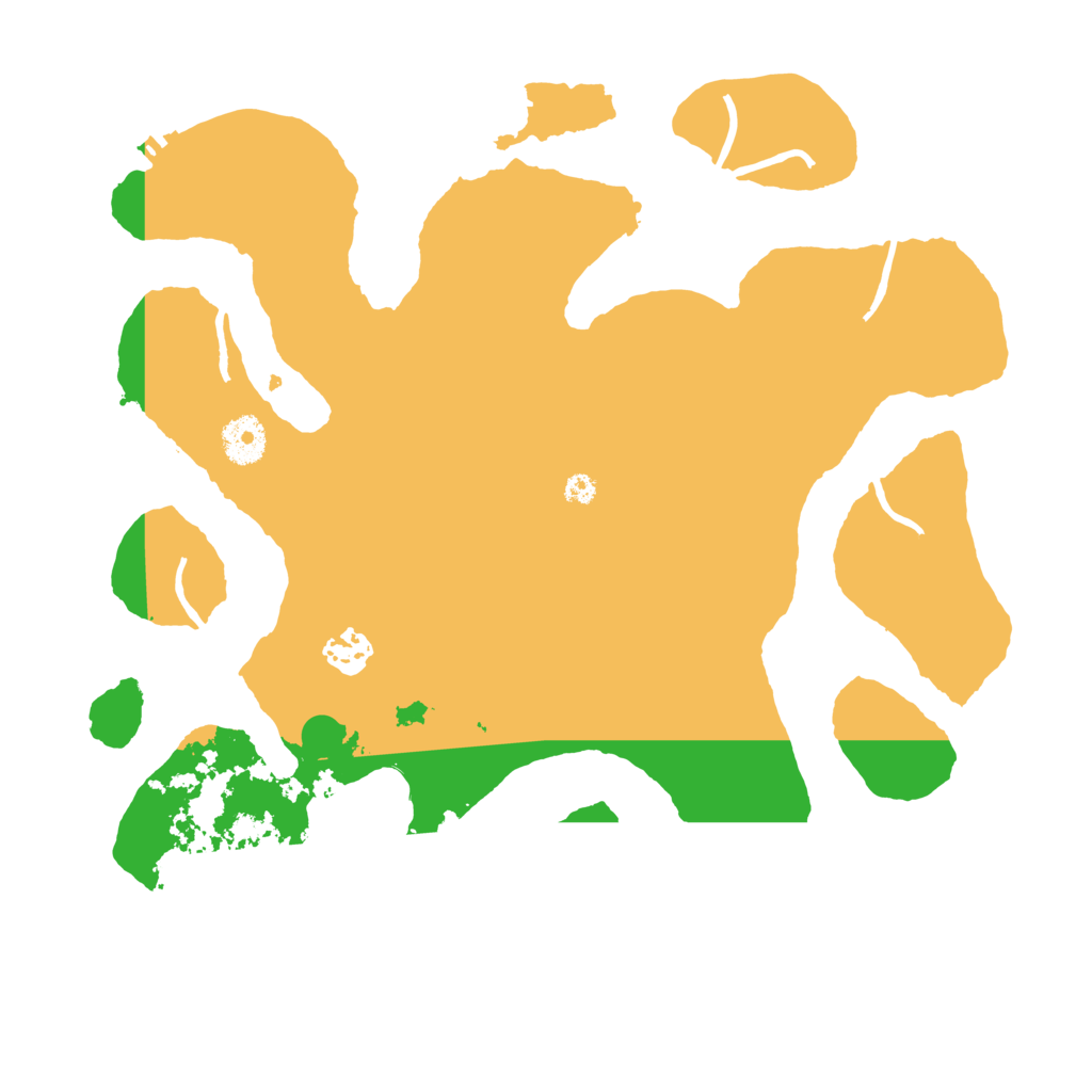 Biome Rust Map: Procedural Map, Size: 3550, Seed: 41936