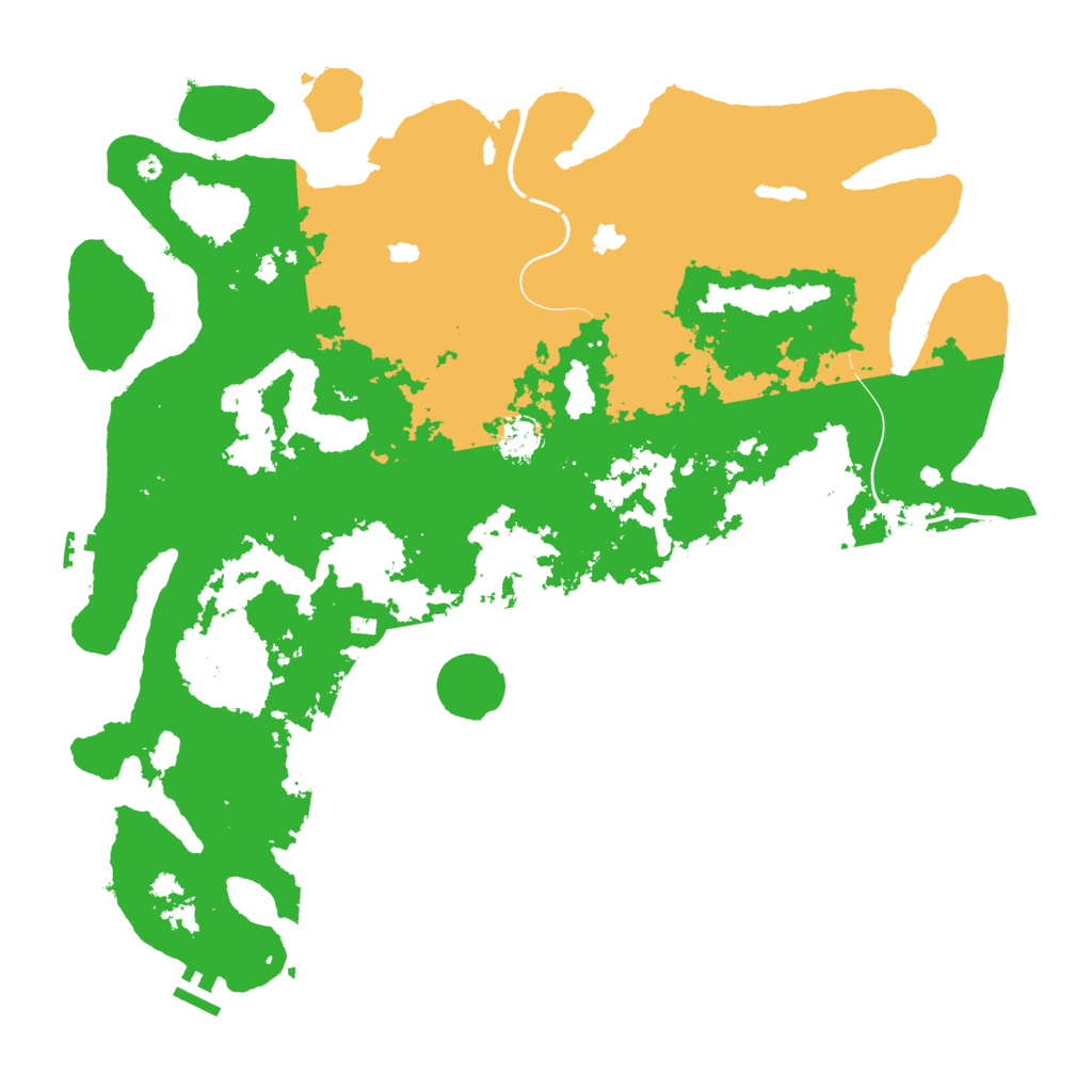 Biome Rust Map: Procedural Map, Size: 4500, Seed: 620339401