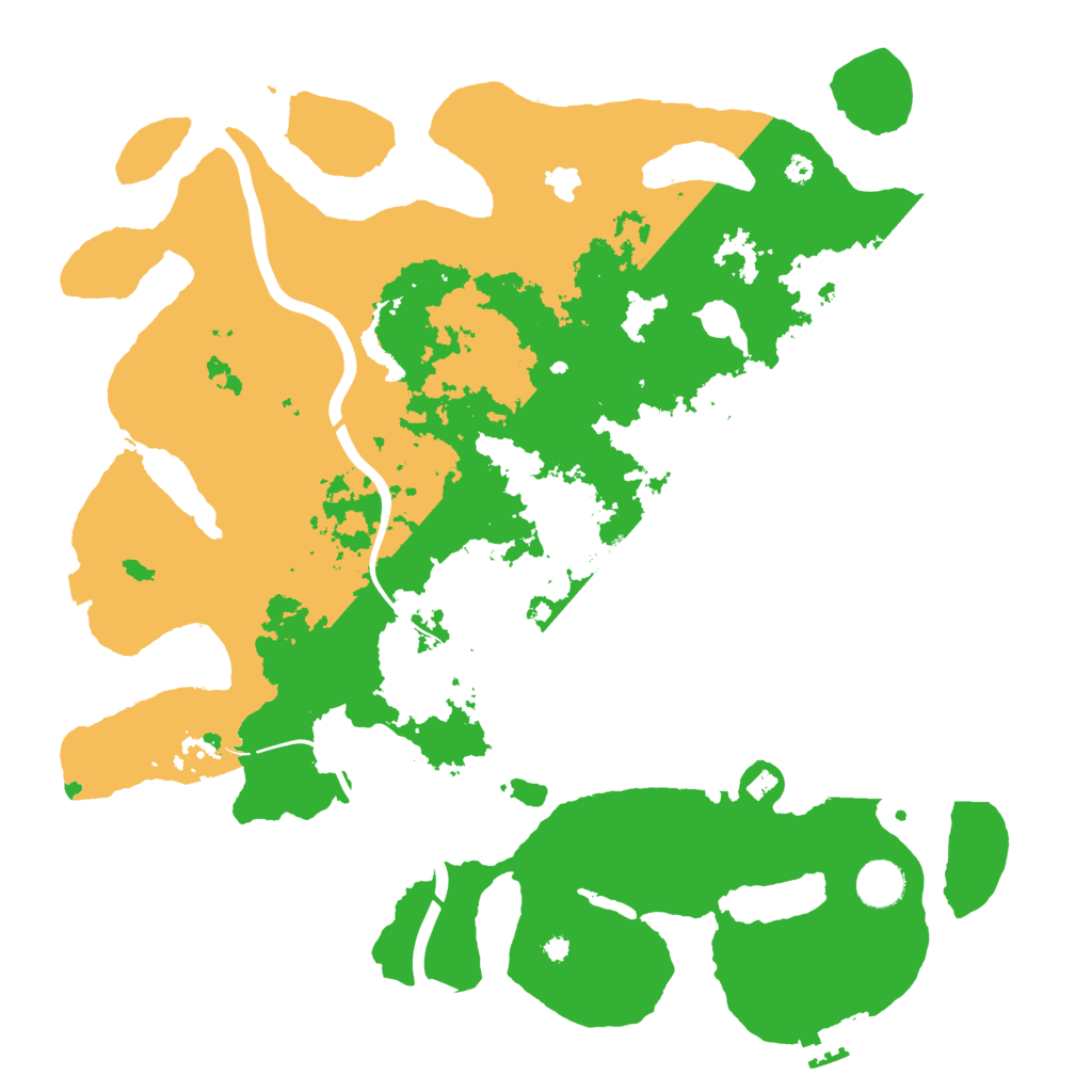 Biome Rust Map: Procedural Map, Size: 4000, Seed: 393795