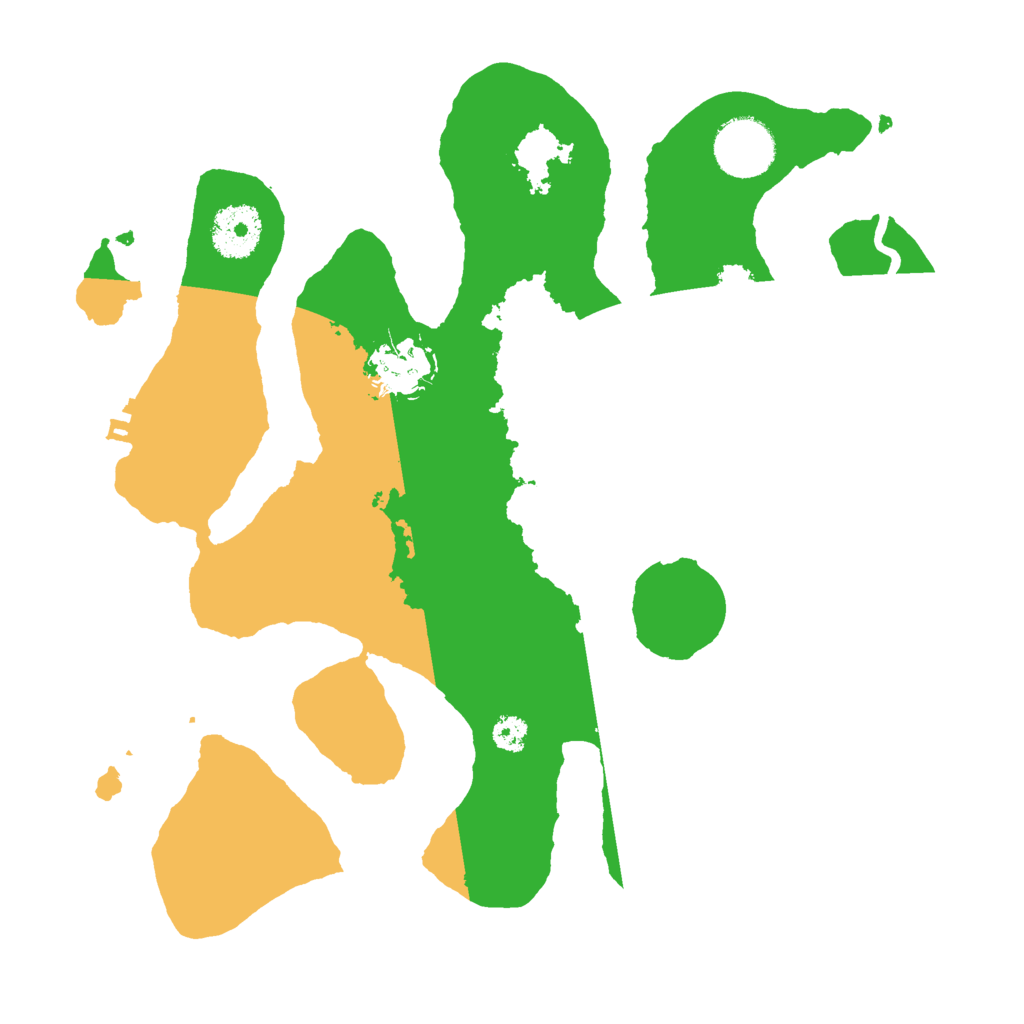 Biome Rust Map: Procedural Map, Size: 3000, Seed: 1000016