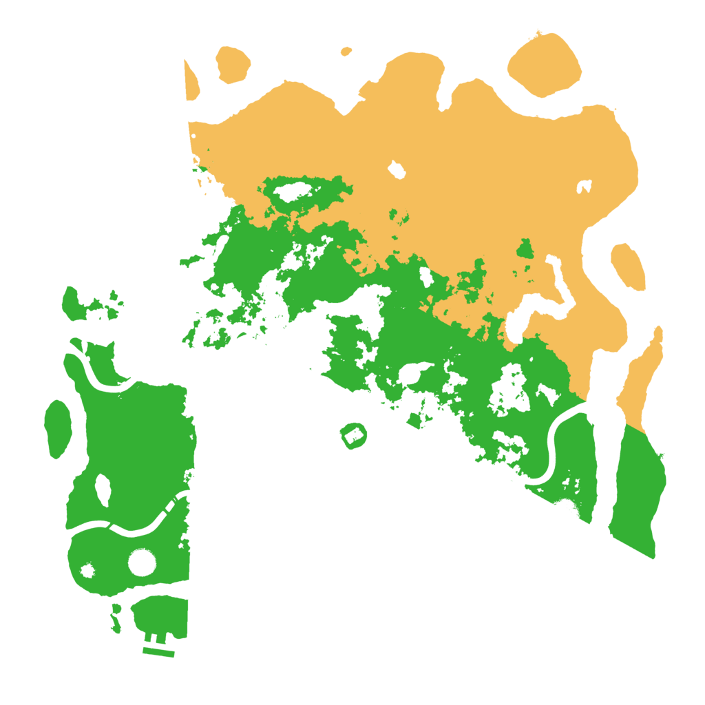 Biome Rust Map: Procedural Map, Size: 4500, Seed: 39117