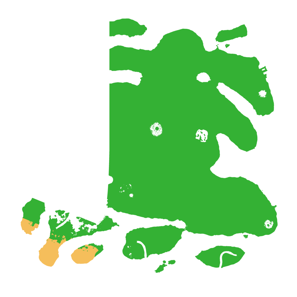 Biome Rust Map: Procedural Map, Size: 3500, Seed: 1821860