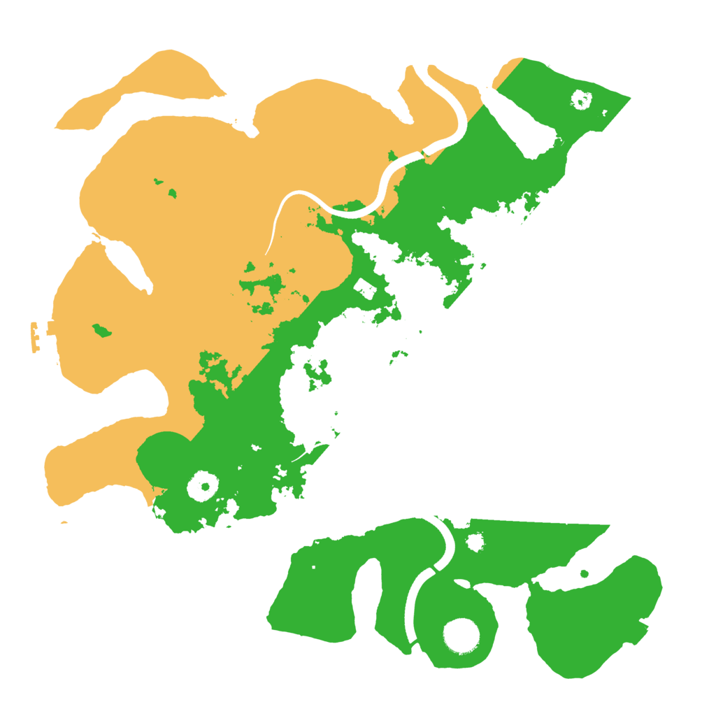 Biome Rust Map: Procedural Map, Size: 3550, Seed: 393795