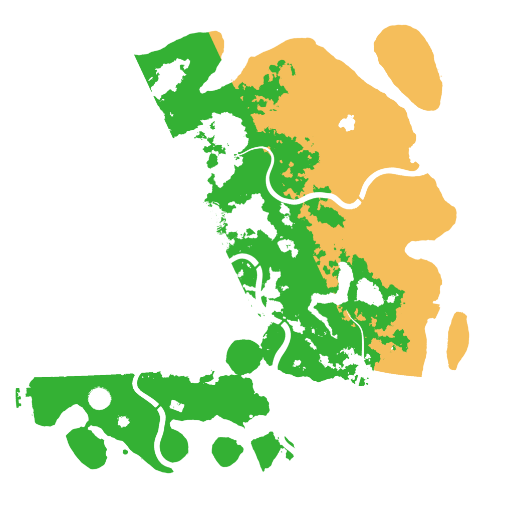Biome Rust Map: Procedural Map, Size: 4000, Seed: 304023
