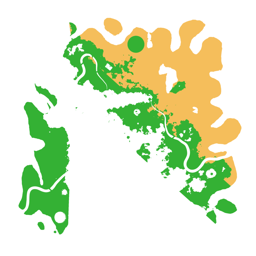 Biome Rust Map: Procedural Map, Size: 4000, Seed: 220590